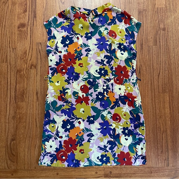 Clements Ribeiro floral sleeveless dress size XL - Picture 8 of 14